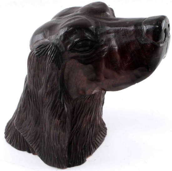 JOSE PINAL CEDAR RETREIVER DOG SCULPTURE