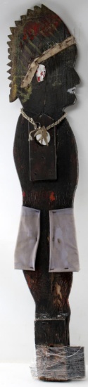 WOODEN FOLK ART INDIAN UNKOWN USE