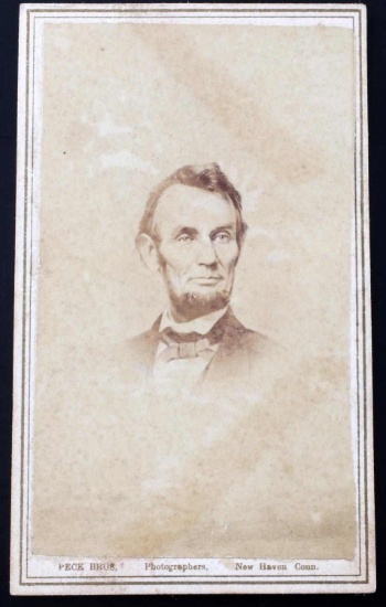 ABRAHAM LINCOLN CDV CARTE DE VISTE PHOTOGRAPH