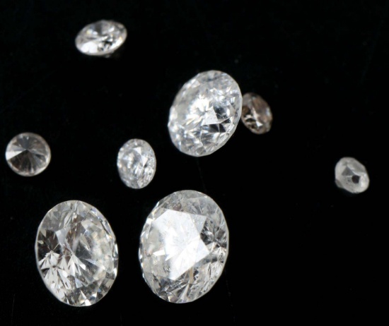 .535 TCW RECLAIMED LOOSE ROUND CUT DIAMOND LOT
