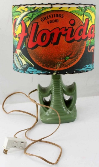 GREETINGS FROM THE LAND OF SUNSHINE FLORIDA LAMP