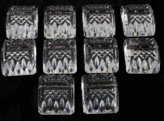 WATERFORD CRYSTAL LISMORE PLACECARD HOLDERS