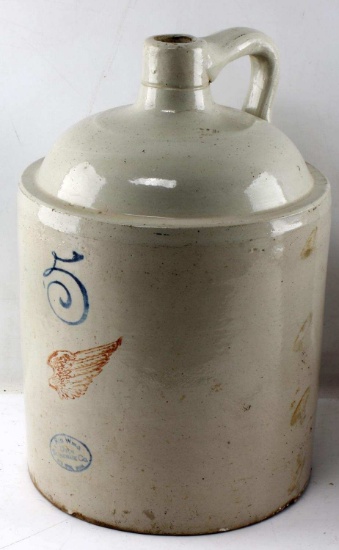 ANTIQUE RED WING 5 GALLON CROCK JUG
