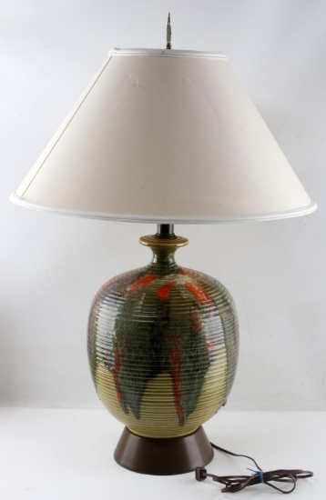 MID CENTURY MODERN LARGE COLOR WASH LAMP