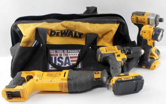 DEWALT GROUP OF TOOLS DRILL IMPACT RECIP SAW LIGHT