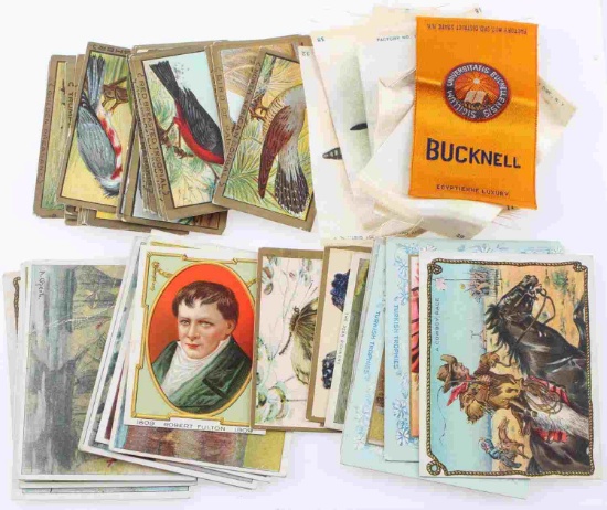 ANTIQUE NEW YORK NATURE TOBACCO CARD & SILK LOT