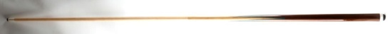 WOODEN POOL CUE STICK SIGNED GEORGE BALABUSHKA