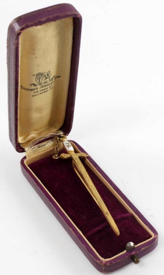 KNIGHTS OF COLUMBUS FRATERNAL SWORD STICK PIN