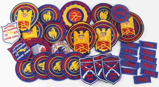 VINTAGE NRA SHOOTING TEAM COMPETITION PATCH LOT