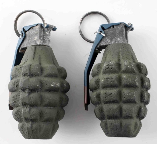 WWII PINEAPPLE FRAGMENT GRENADE M228 TRAINING LOT