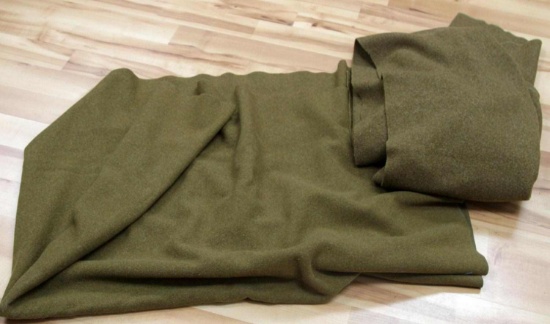 2 WWII OLIVE DRABE ARMY BLANKETS 1 MEDICAL