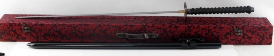 SHINWA JAPANESE SWORD KATANA DAMASCUS BLADE