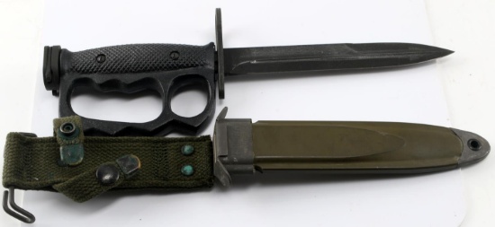VIETNAM EXPERIMENTAL M-7 KNCKLEDUSTER BAYONET
