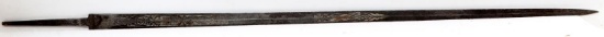 AMERICAN CIVIL WAR OFFICERS ETCHED SWORD BLADE