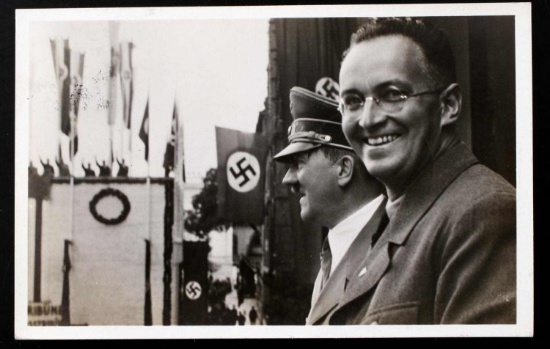 WWII NSDAP GERMAN FUHRER RALLY PHOTO POSTCARD 1939