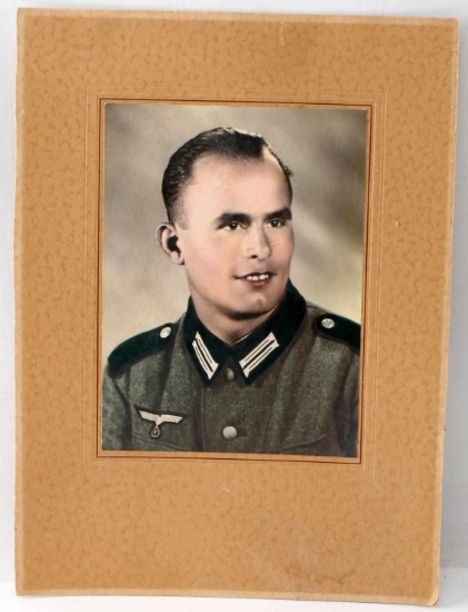 WWII GERMAN THIRD REICH FULL COLOR STUDIO PORTRAIT
