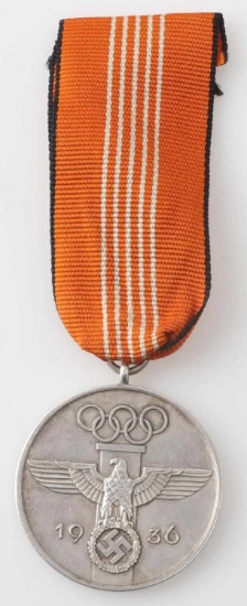 WWII GERMAN THIRD REICH 1936 OLYMPIC GAME MEDAL