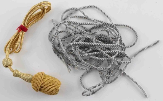 WWII GERMAN LUFTWAFFE OFFICER CAP PIPING PORTEPEE