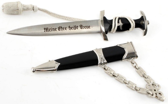 WWII GERMAN 3RD REICH MINIATURE SS OFFICER DAGGER
