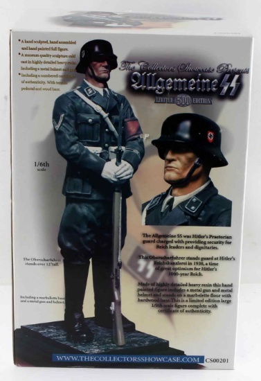 COLLECTORS SHOWCASE ALLGEMEINE SS WWII FIGURE