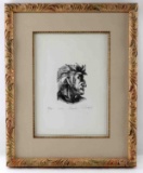 FRAMED LITHOGRAPH NUMBERED SIGNED DANTE PAKIGI