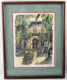 R E KENNEDY THE HEMINGWAY HOUSE KEY WEST PRINT