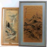 LOT OF TWO JAPANESE UKIYO-E WOODBLOCK PRINTS
