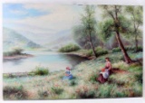 LOUISE MEISEL IMPRESSIONISTIC COUNTRYSIDE PAINTING