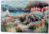 SALLY GIEAON UNFRAMED IMPRESSIONISTIC PAINTING
