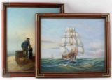 LOT 2 NAUTICAL PAINTINGS AMBROSE CHARLES JOHNSON