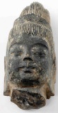 HAND CARVED STONE SCULPTURE OF GUAN YIN BUST