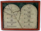 HEAVY STONE REPLICA OF THE 10 COMMANDMENTS TABLET