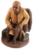 TOM CLARK SIGNED GREY MD SCULPTURE