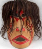 PACIFIC NORTHWEST NATIVE AMERICAN PAINTED MASK