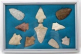 FRAME OF FLORIDA SEWAUNEE RIVER FOUND ARROWHEADS