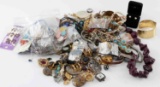 DEALERS LOT OF COSTUME JEWELRY MODERN 5 LBS.