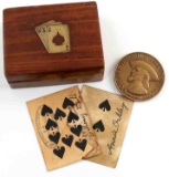 ANNIE OAKLEY SIGNATURE ON CARD REPRODUCTION