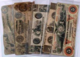 OBSOLETE CURRENCY BANKNOTE LOT 5  AUGUSTA SAVANNAH