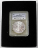 JESSICA LYNCH PCGS MS69 SILVER EAGLE COIN