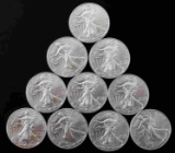 2014 AMERICAN SILVER EAGLE .999 SILVER COIN LOT