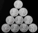 2016 AMERICAN SILVER EAGLE .999 SILVER COIN LOT
