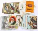 ANTIQUE NEW YORK NATURE TOBACCO CARD & SILK LOT