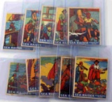 1933 R124 SEA RAIDER CHEWING GUM CARD LOT OF TEN