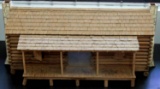 SUPERB DOG TROT LOG CABIN SCALE MODEL 33X15X19