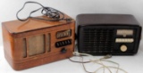 2 ANTIQUE RADIOS MONTGOMERY WARDS WESTERN ELECTRIC