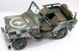 VINTAGE HOMEMADE WWII WILLY JEEP TOY MODEL