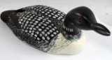 SIGNED 1980S CHESAPEAKE BAY COMMON LOON DUCK DECOY