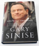 GARY SINISE GRATEFUL AMERICAN LT DAN SIGNED BOOK