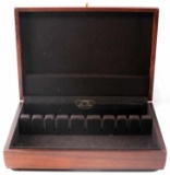 REED & BARTON WOODEN SILVERWARE CHEST