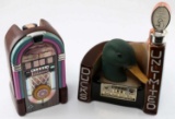 JIM BEAM DUCKS UNLIMITED AND JUKEBOX FULL DECANTER